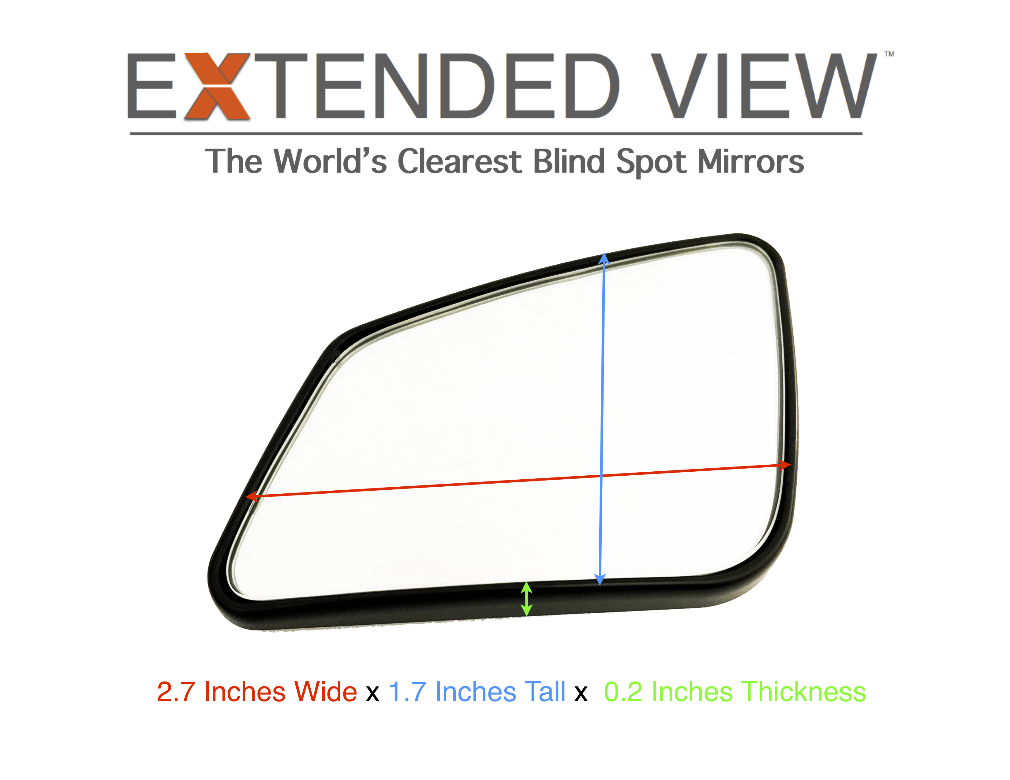 BMW 5 Series Blind Spot Mirrors | F07 GT Extended View™