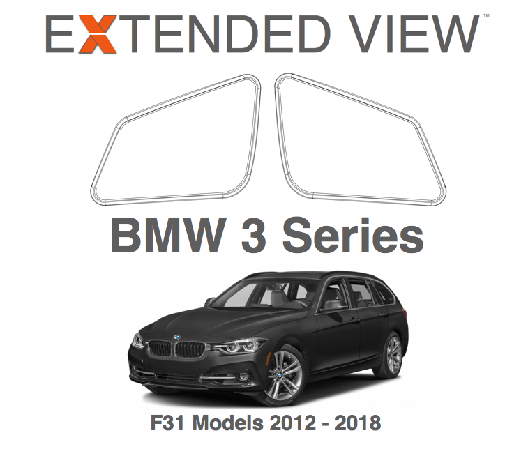 BMW 3 Series Blind Spot Mirrors | F31 Extended View™