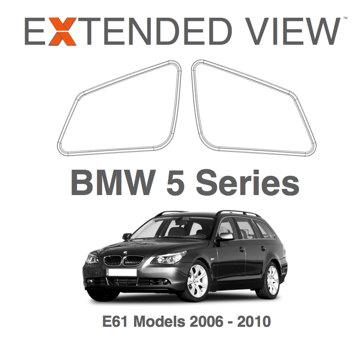 BMW 5 Series Blind Spot Mirrors | E61 Extended View™