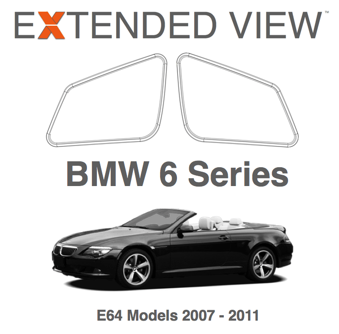 BMW 6 Series Blind Spot Mirrors | E64 Extended View™