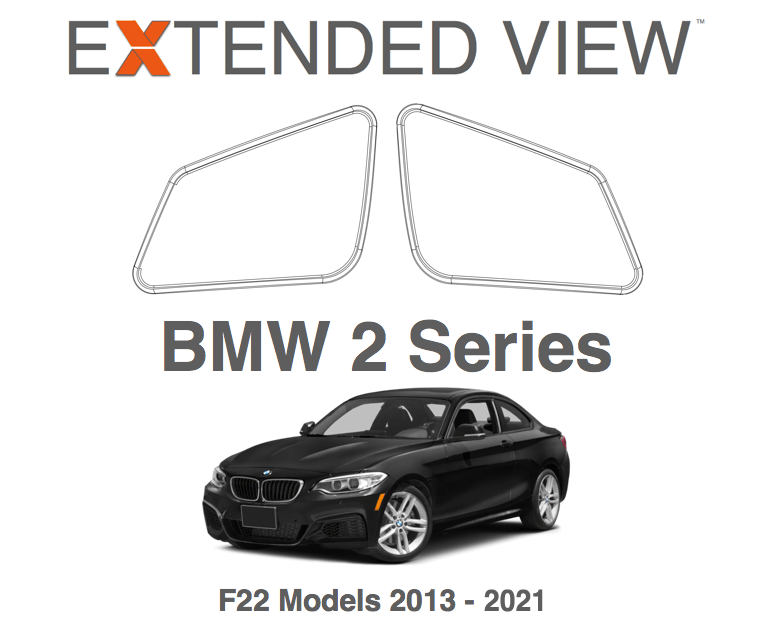 BMW 2 Series Blind Spot Mirrors | F22 Extended View™