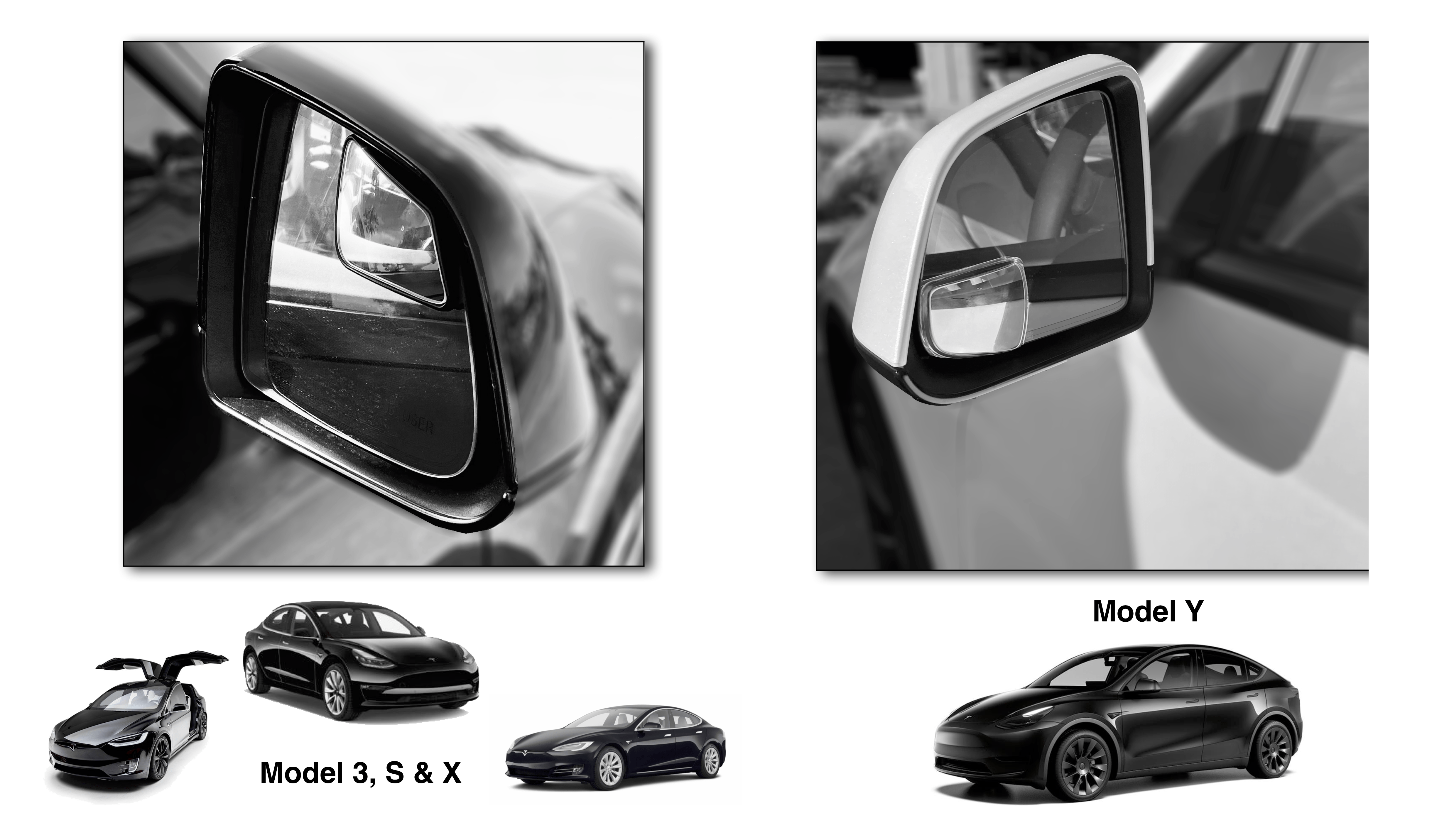 Tesla Blind Spot Mirrors