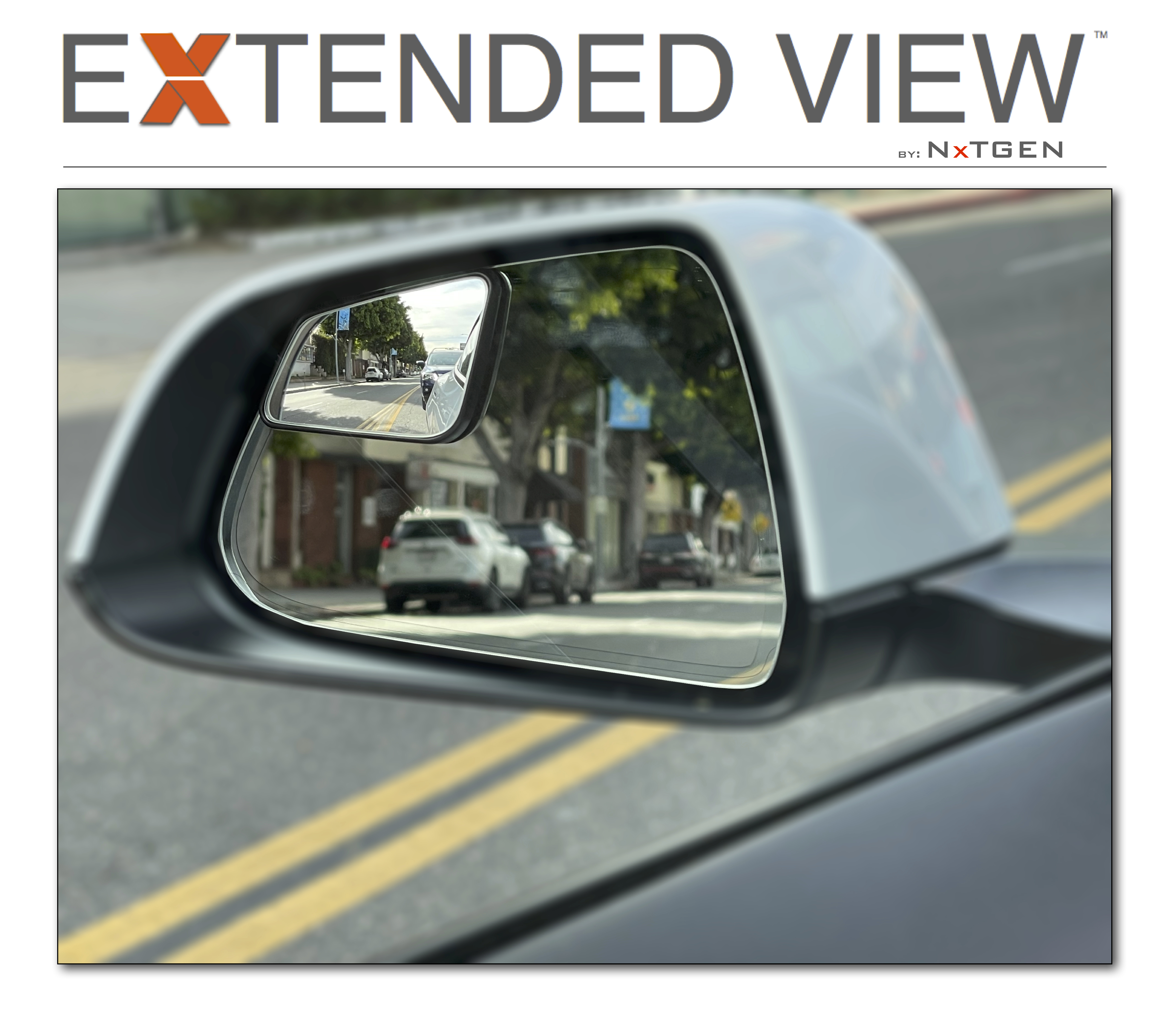Tesla Model X Blind Spot Mirrors | Extended View™