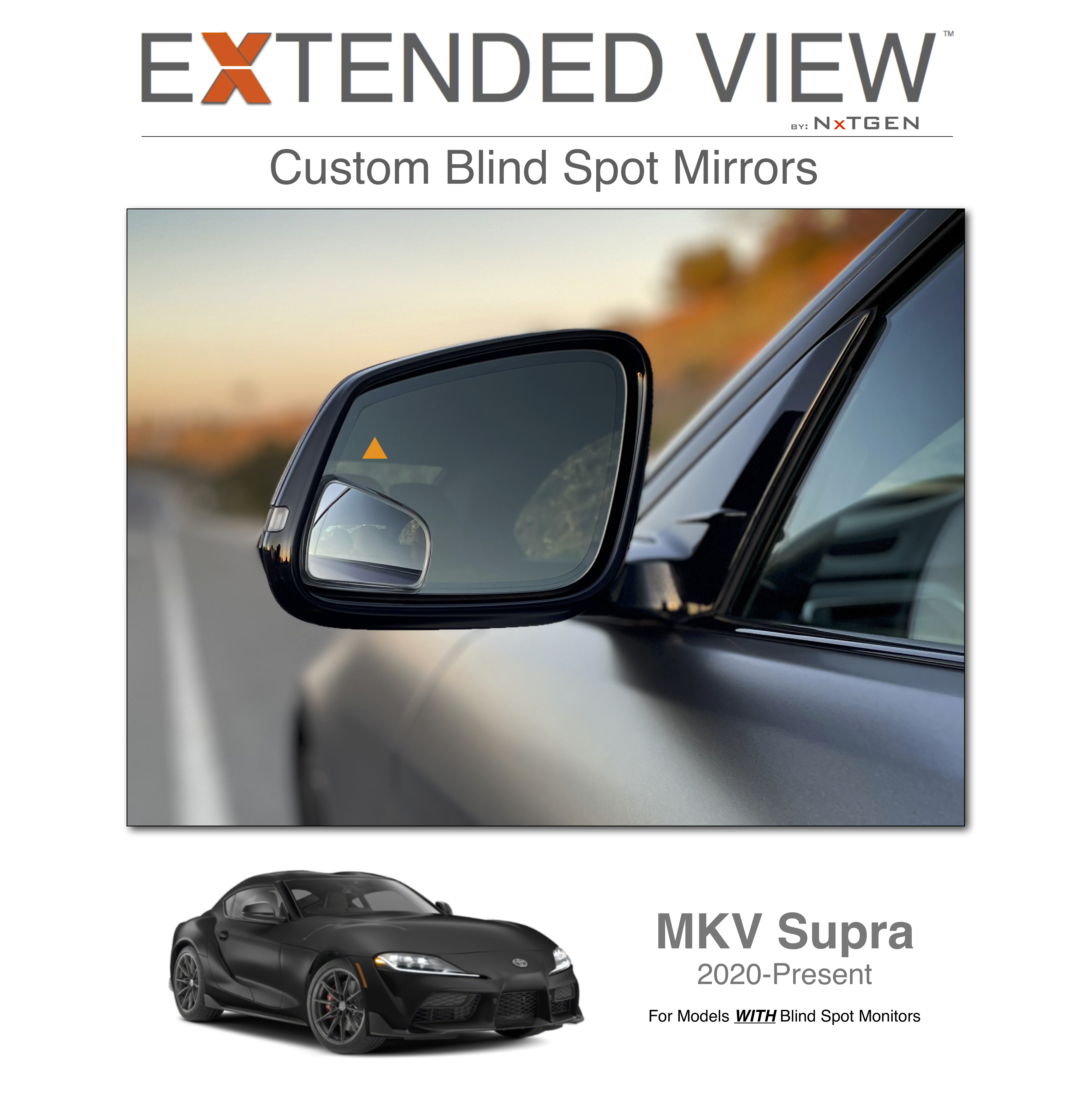 MKV Supra WITH Blind Spot Monitors