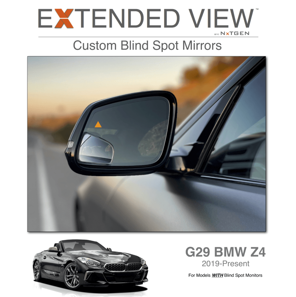 BMW Z4 Blind Spot Mirrors | G29 Extended View™ (WITH Blind Spot Monitors) 