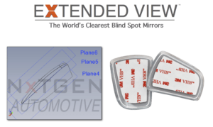 Tesla Model X Blind Spot Mirrors | Extended View™